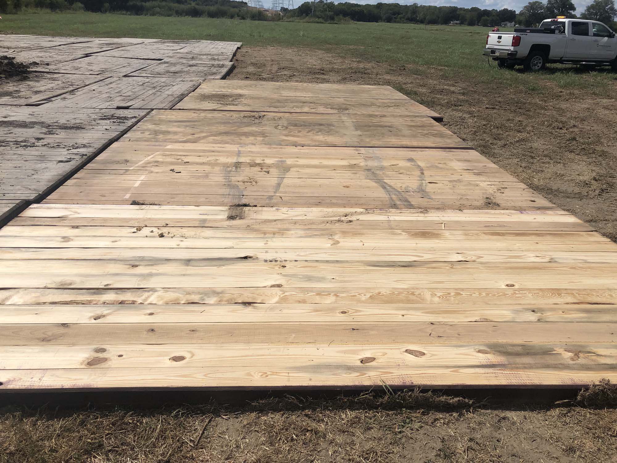 Timber Mats for Utility and T&D Work
